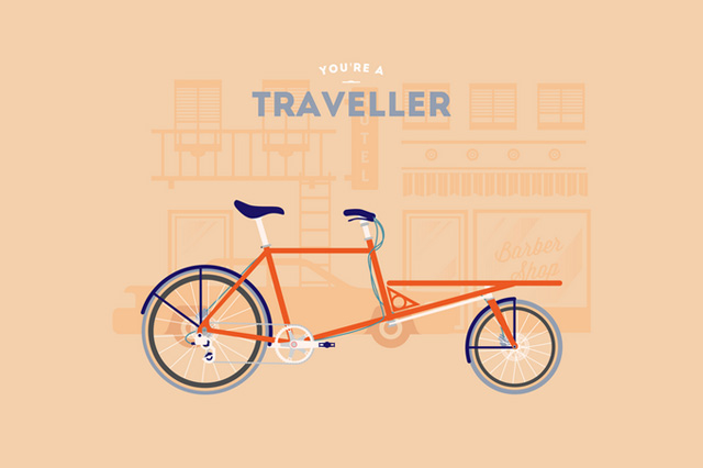 Bike. Traveller