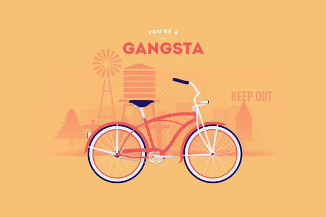 Bike. Gangsta