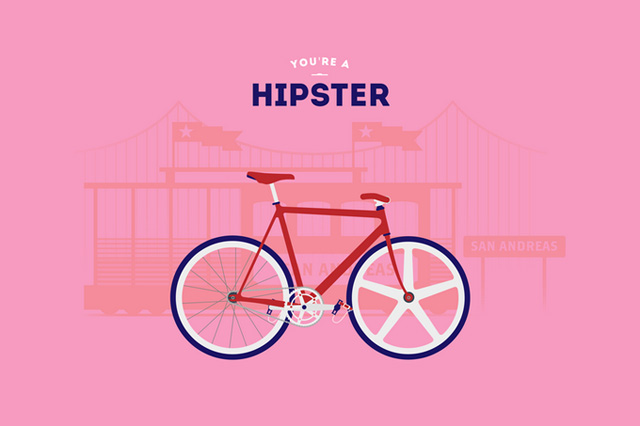 Bike. Hipster